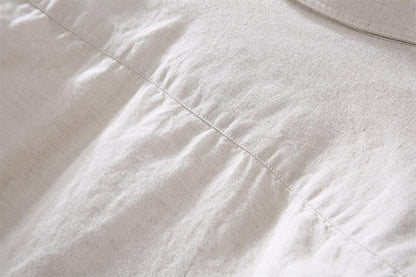 Long Sleeve Cotton Linen Casual Shirt